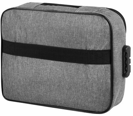 Папка-органайзер для документов с кодовым замком СЕРЫЙ ВОДОНЕПРОНИЦАЕМЫЙ А4, BRAUBERG DOCS, 271960