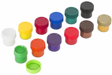 Гуашь ЮНЛАНДИЯ "ЮНЫЙ ВОЛШЕБНИК", 12 цветов по 20 мл, высшее качество, 191333