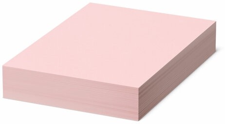 Бумага цветная DOUBLE A, А4, 80 г/м2, 500 л., пастель, розовый фламинго