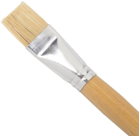 Кисть BRAUBERG, щетина, плоская, № 22, 200207