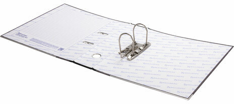 Папка-регистратор BRAUBERG, мраморное покрытие, А4 +, содержание, 70 мм, черный корешок, 221987