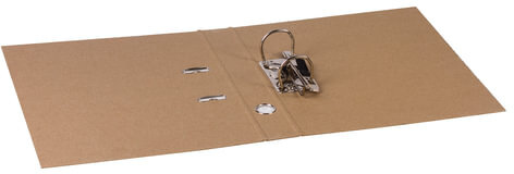 Папка-регистратор STAFF "Basic" картонная, без покрытия и уголка, 55 мм, 225942