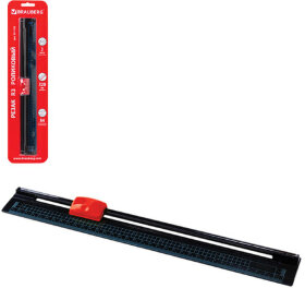 Резак роликовый BRAUBERG R3, на 3 л, длина реза 320 мм, безопасное лезвие, в блистере, А4, 531118