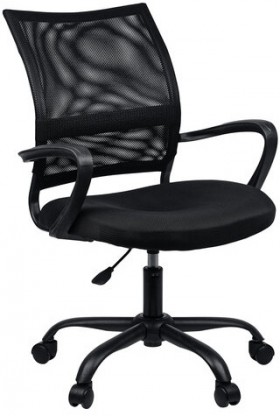 Кресло BRABIX &quot;Cargo MG-391&quot;, до 130 кг, пятилучие металлическое, ткань/сетка, черное, 532786