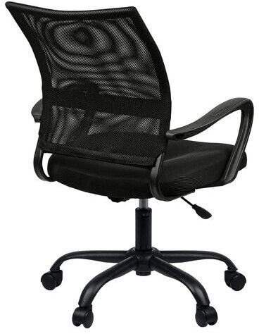 Кресло BRABIX "Cargo MG-391", до 130 кг, пятилучие металлическое, ткань/сетка, черное, 532786