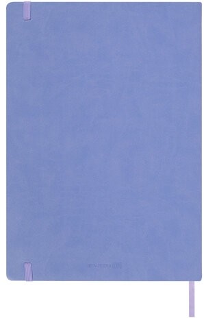 Скетчбук, слоновая кость 140 г/м2 210х297 мм, 80 л., КОЖЗАМ, резинка, BRAUBERG ART CLASSIC, пастель сиреневый, 116883