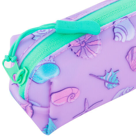 Пенал-косметичка BRAUBERG прямоугольный, мягкий, "Sea World", 21х5х5 см, 229253