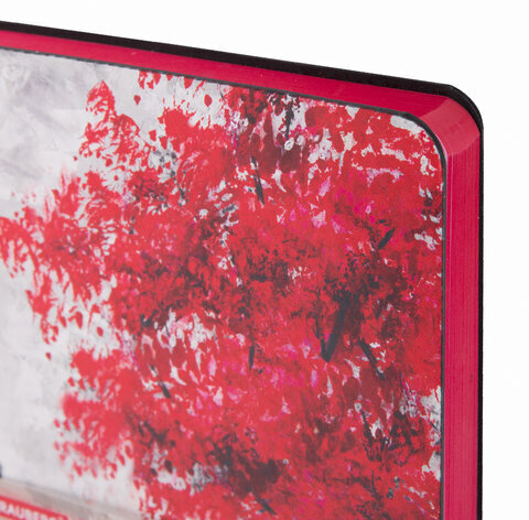 Ежедневник недатированный B6 (127х186 мм), BRAUBERG VISTA, под кожу, гибкий, 136 л., "Paris", 112106