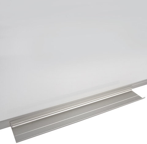 Доска магнитно-маркерная 60х90 см, алюминиевая рамка, ГАРАНТИЯ 10 ЛЕТ, РОССИЯ, BRAUBERG Стандарт, 235521