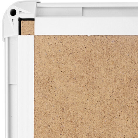 Доска магнитно-маркерная 60х90 см, алюминиевая рамка, ГАРАНТИЯ 10 ЛЕТ, РОССИЯ, BRAUBERG Стандарт, 235521