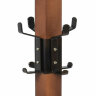 Вешалка-стойка "Карина-1", 1,8 м, основание 42 см, 4 крючка + 4 дополнительных, дерево/металл, орех