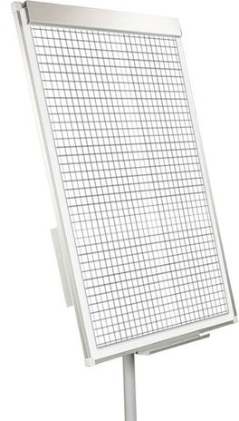 Блокнот для флипчарта BRAUBERG, 20 листов, клетка, 67,5х98 см, 80 г/м2, 128645