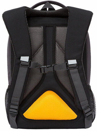 Рюкзак GRIZZLY школьный, анатомическая спинка, 2 отделения, для мальчиков, POP MUSIC, 39х26х19 см, RB-156-2/2