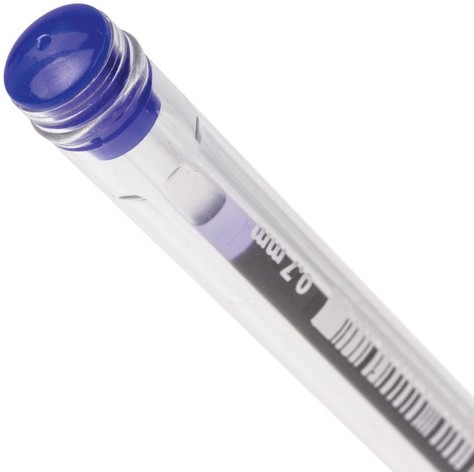 Ручка шариковая масляная BRAUBERG "Rite-Oil", СИНЯЯ, корпус прозрачный, узел 0,7 мм, линия письма 0,35 мм, 141702