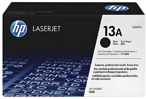 Картридж лазерный HP (Q2613A) LaserJet 1300/1300N, №13А, оригинальный, ресурс 2500 страниц