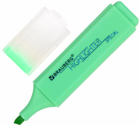 Текстовыделитель BRAUBERG &quot;SPECIAL&quot;, ЗЕЛЕНЫЙ, линия 1-5 мм, 151903