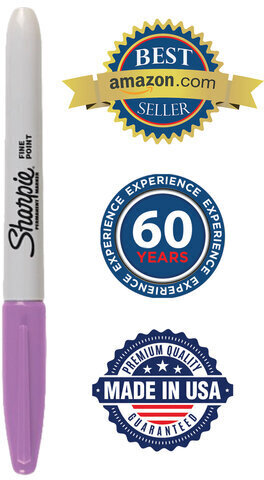 Маркер перманентный SHARPIE (США) ЕЖЕВИЧНЫЙ, &quot;Fine&quot;, круглый наконечник, 1 мм, 2025039