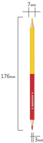 Карандаши двусторонние ЮНЛАНДИЯ "ГЛЯДЕЛКИ", 12 штук, 24 цвета, заточенные, европодвес, 181371