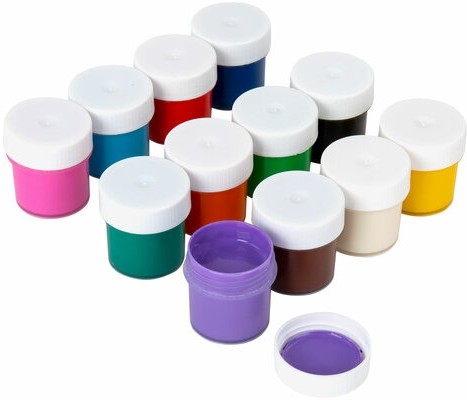 Гуашь BRAUBERG "Кот-энтузиаст", 12 цветов по 20 мл, 192560