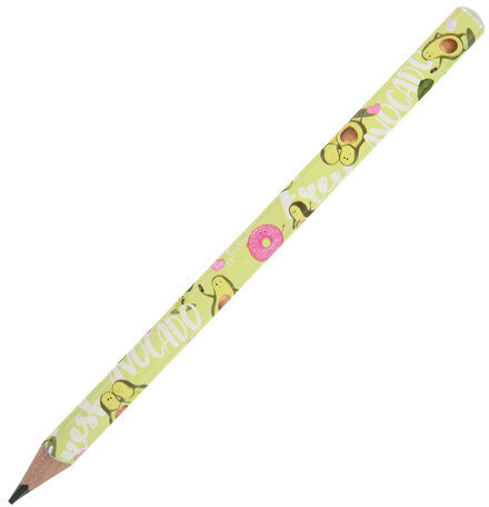 Карандаш чернографитный утолщенный BRUNO VISCONTI "HappyGraphix Jumbo", 1 шт., "Авокадо", 4B, 21-0062/07