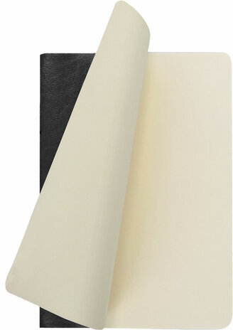 Тетрадь 60 л. в линию обложка гладкий кожзам, сшивка, B5 (179х250мм), ЧЕРНЫЙ, BRAUBERG VIVA, 403903