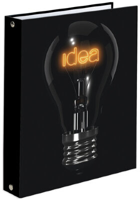 Тетрадь на кольцах А5 165х215 мм, 160 л., твердый картон, клетка, BRAUBERG, &quot;Idea&quot;, 404091