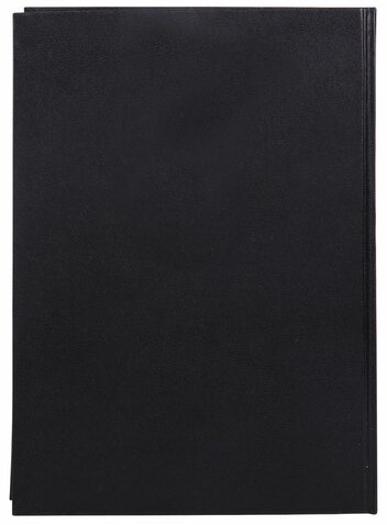 Книга учета 96 л., клетка, твердая, бумвинил, офсет, герб, А4 (200х290 мм), BRAUBERG, черная, 130275