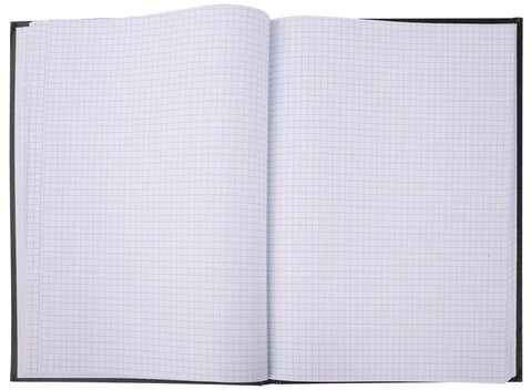 Книга учета 96 л., клетка, твердая, бумвинил, офсет, герб, А4 (200х290 мм), BRAUBERG, черная, 130275