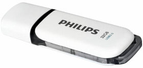 Флеш-диск 32 GB PHILIPS SNOW, разъем USB 3.0, черный, FM32FD75B/97