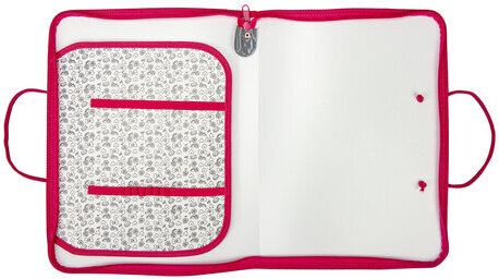 Папка для труда на молнии с ручками ПИФАГОР А4, 1 отделение, пластик, органайзер, "Mouse", 270877