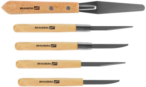 Набор инструментов для лепки и моделирования, 30 шт. в скрутке, BRAUBERG ART CLASSIC, 271176