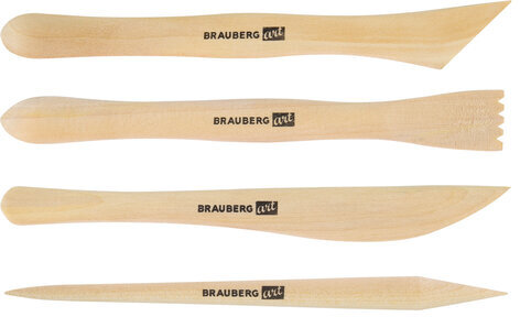 Набор инструментов для лепки и моделирования, 30 шт. в скрутке, BRAUBERG ART CLASSIC, 271176