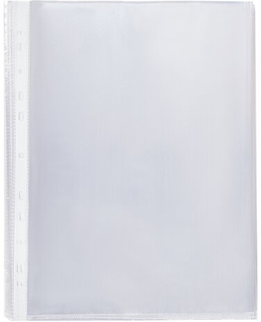 Папки-файлы перфорированные, А4, BRAUBERG, комплект 100 шт., матовые, 30 мкм, 221991