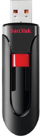 Флеш-диск 128 GB, SANDISK Cruzer Glide, USB 3.0, черный, Z600-128G-G35