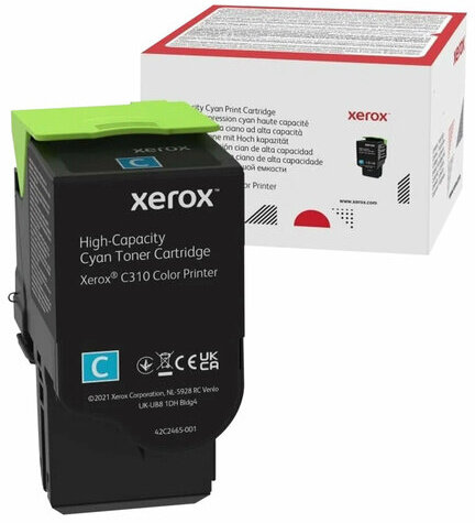 Картридж лазерный XEROX (006R04369) C310/C315, голубой, ресурс 5500 стр., ОРИГИНАЛЬНЫЙ