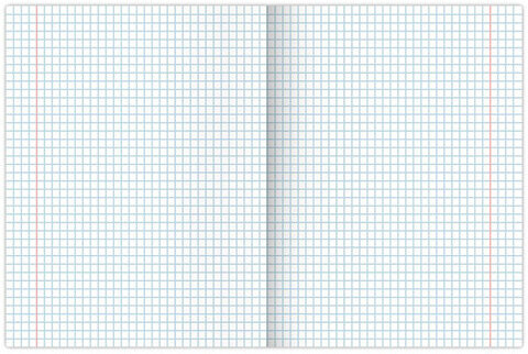 Тетрадь А5, 80 л., BRAUBERG, скоба, клетка, обложка картон, "By the Sea", 404410