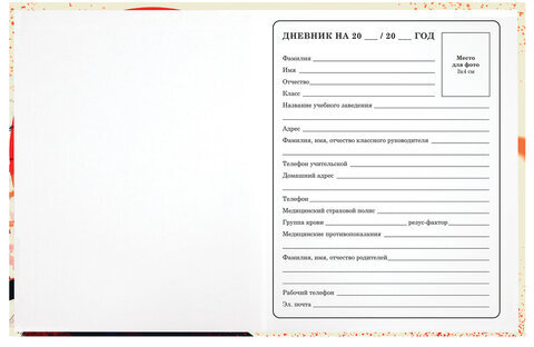 Дневник 1-4 класс 48 л., твердый, ЮНЛАНДИЯ, глянцевая ламинация, с подсказом, "Самурай", 107145