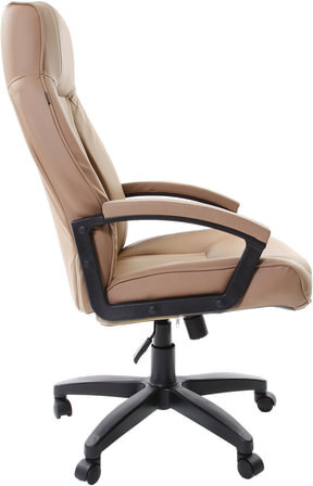 Кресло офисное BRABIX "Formula EX-537", экокожа, песочное, 531390