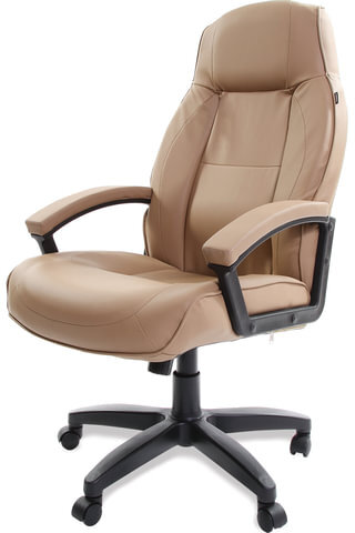 Кресло офисное BRABIX "Formula EX-537", экокожа, песочное, 531390