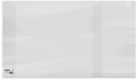 Обложка ПВХ для учебников Биология, Экономика, Букварь, ПИФАГОР универсальная, прозрачная, 120 мкм, 255х490 мм, 227487