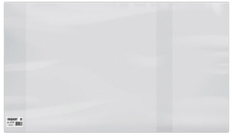 Обложка ПВХ для учебников Биология, Экономика, Букварь, ПИФАГОР универсальная, прозрачная, 120 мкм, 255х490 мм, 227487