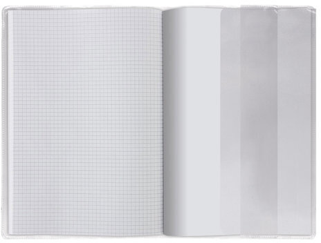 Обложка ПВХ для учебников Биология, Экономика, Букварь, ПИФАГОР универсальная, прозрачная, 120 мкм, 255х490 мм, 227487