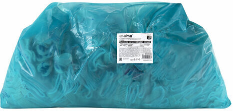 Перчатки хлопчатобумажные эконом, КОМПЛЕКТ 100 пар, 10 класс, 26-28 г, 83 текс, С ПВХ, LAIMA ЭКОНОМ, БЕЛЫЕ, 608680