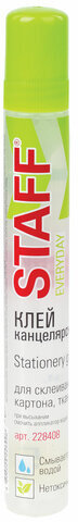 Клей канцелярский STAFF EVERYDAY, 50 мл, сетчатый аппликатор, 228408