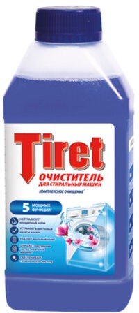 Очиститель для стиральных машин от накипи, грязи и запаха TIRET 250 мл &quot;Цветочный&quot;, 3186202