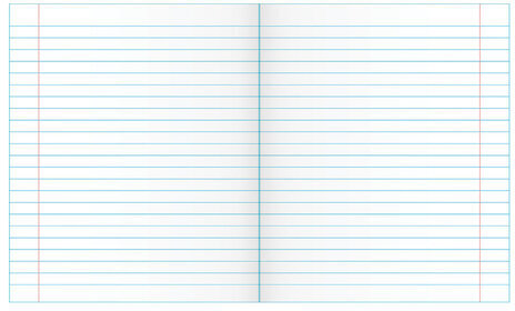 Тетрадь ЗЕЛЁНАЯ обложка 24 л., линия с полями, офсет, "ПЗБМ", 19841