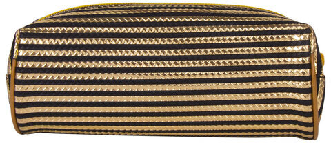 Пенал-косметичка BRAUBERG, мягкий, "Royal", золотой, 19х6х6 см, 229021