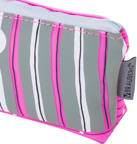 Пенал-косметичка BRAUBERG треугольный, мягкий, "Kittens", 22х3х8 см, 229255