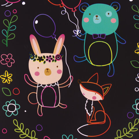 Гравюра магическая "Сова и ее друзья", А5, 2 основы в комплекте, с трафаретом, ЮНЛАНДИЯ, 662689