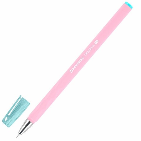 Ручки гелевые BRAUBERG ORIGINAL, ЧЕРНЫЕ, НАБОР 8 штук, игольчатый узел 0,5 мм, линия письма 0,35 м, 144248